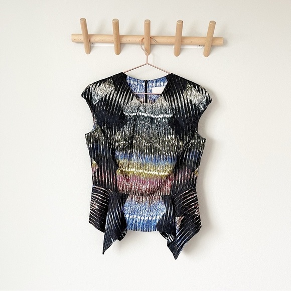 Peter Pilotto Tinsel Print Silk Top